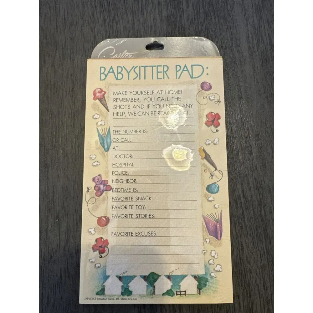 Magnetic Babysitters Contact Pad 100 Sheets
